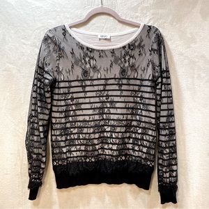 Liu Jo Lace Trim Sweater, Size Small S